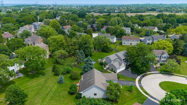 6 Ennis Ct, Cary, IL 60013 - aerial perspective of suburban area featuring a tree filled landscape