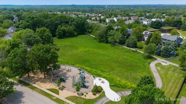 6 Ennis Ct, Cary, IL 60013 - aerial view of property and surrounding area with a community park