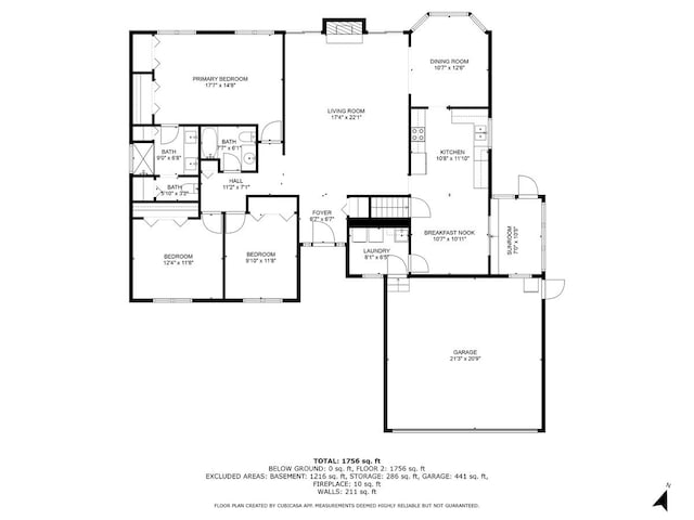 6 Ennis Ct, Cary, IL 60013 - view of room layout