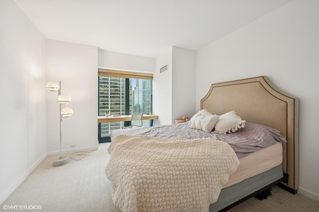 100 E Huron St Unit 3501, Chicago, IL 60611 - carpeted bedroom featuring baseboards