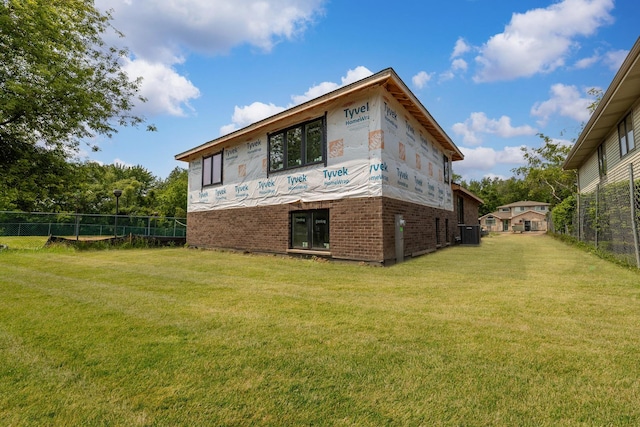 5125 171st Ct St, Oak Forest, IL 60452 - view of side of property with brick siding and a central air condition unit