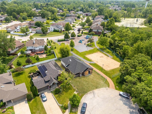 5125 171st Ct St, Oak Forest, IL 60452 - aerial perspective of suburban area