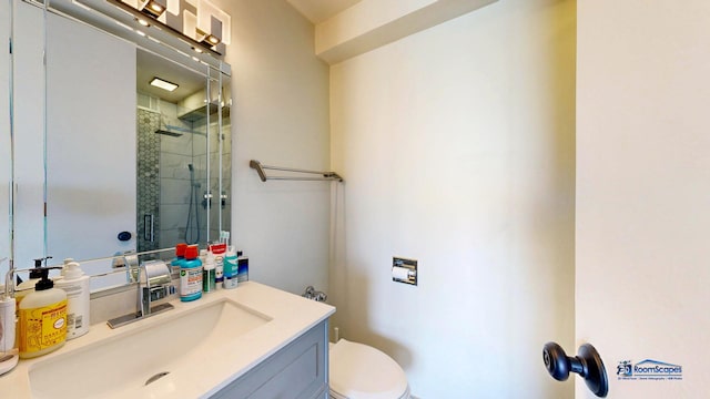 910 N Lake Shore Dr Unit 2317, Chicago, IL 60611 - full bathroom with vanity and a stall shower