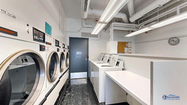 910 N Lake Shore Dr Unit 2317, Chicago, IL 60611 - community laundry room featuring washing machine and clothes dryer