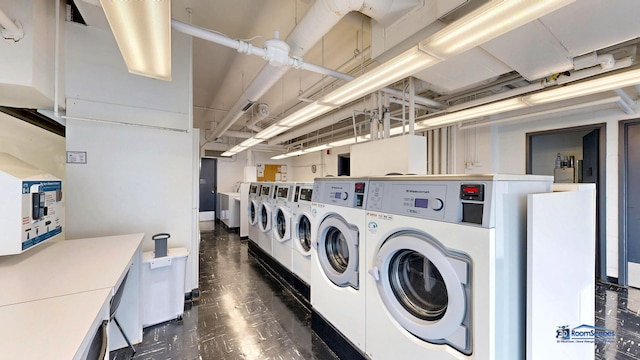 910 N Lake Shore Dr Unit 2317, Chicago, IL 60611 - communal laundry room with washing machine and dryer