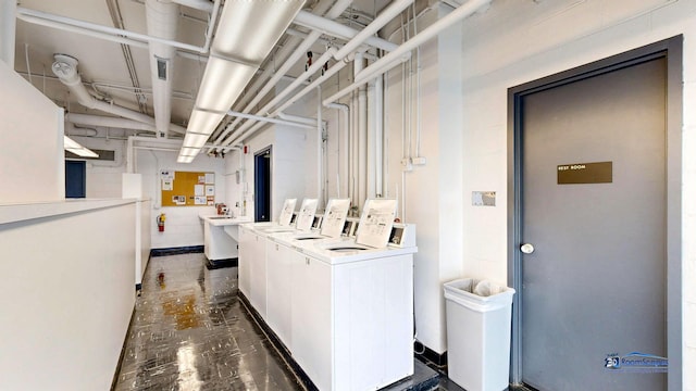 910 N Lake Shore Dr Unit 2317, Chicago, IL 60611 - community laundry room featuring washing machine and clothes dryer