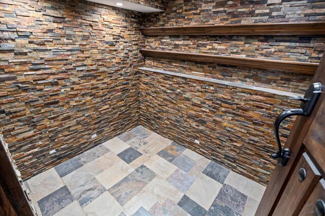 1325 Westley Ln, West Dundee, IL 60118 - interior space featuring dark stone finish floors