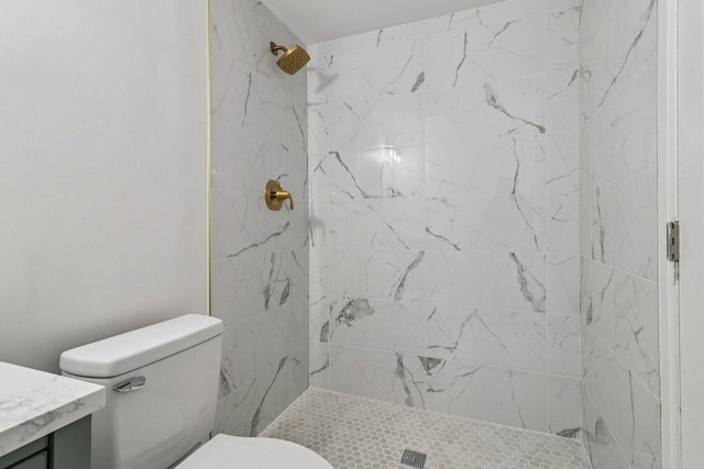 5216 Arlington Cir, Hanover Park, IL 60133 - full bathroom featuring tiled shower and vanity