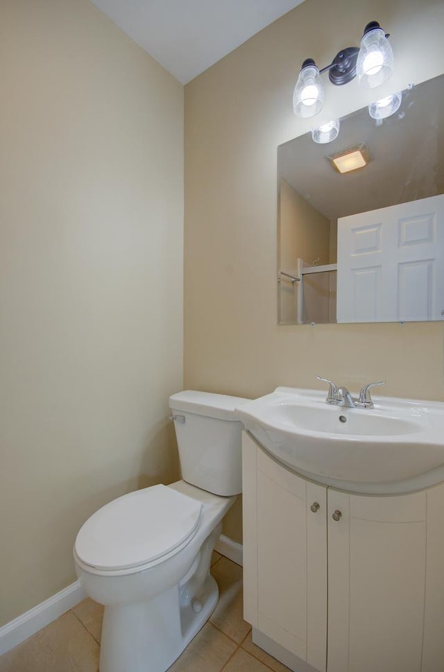 1318 N Prairie Ave, Joliet, IL 60435 - bathroom with tile patterned floors, vanity, and a shower