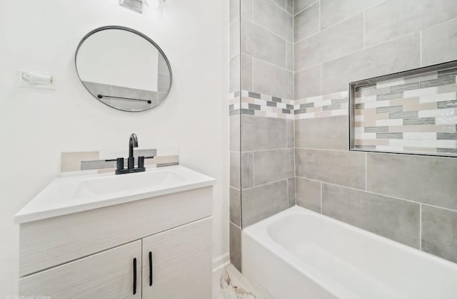 1216 Park Ave, Chicago Heights, IL 60411 - bathroom with vanity and bathtub / shower combination