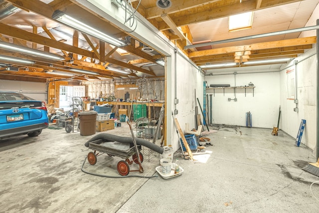 712 S Finley Rd, Lombard, IL 60148 - garage featuring a garage door opener