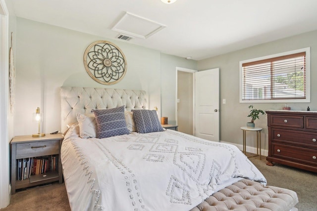 16301 Sherwood Dr, Orland Park, IL 60462 - bedroom with attic access and carpet floors