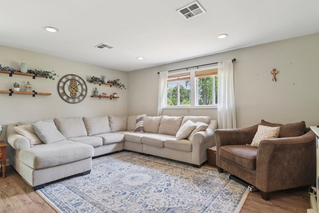 16301 Sherwood Dr, Orland Park, IL 60462 - living room featuring light wood-style floors and recessed lighting
