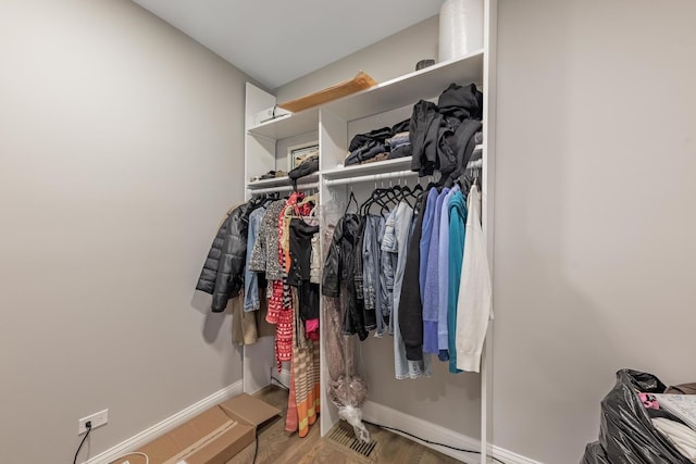 9712 W Shore Dr, Oak Lawn, IL 60453 - spacious closet with wood finished floors