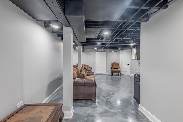 9712 W Shore Dr, Oak Lawn, IL 60453 - below grade area featuring baseboards