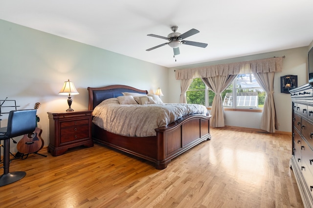 11 E Appletree Ln, Arlington Heights, IL 60004 - bedroom featuring light wood finished floors and a ceiling fan