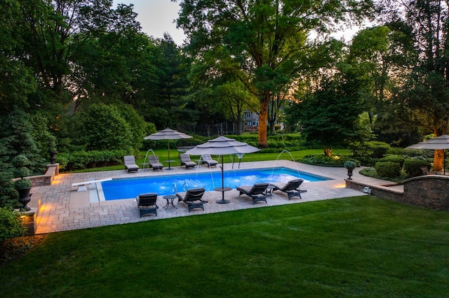 1091 Johnson Dr, Naperville, IL 60540 - swimming pool with a lawn and a patio