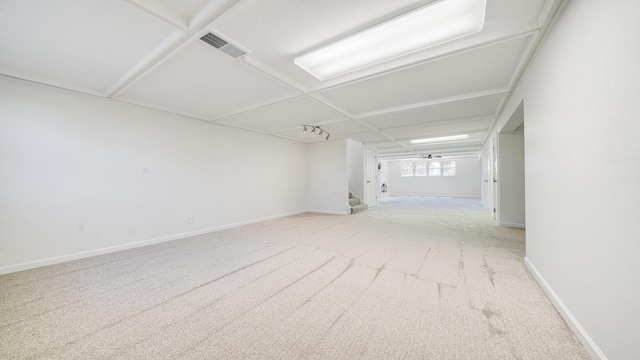 1320 Lake Summerset Rd, Davis, IL 61019 - spare room with light carpet and stairway