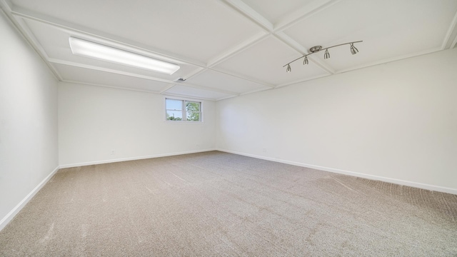 1320 Lake Summerset Rd, Davis, IL 61019 - below grade area featuring baseboards and carpet flooring