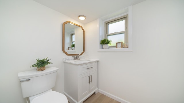 1320 Lake Summerset Rd, Davis, IL 61019 - bathroom with vanity and wood finished floors
