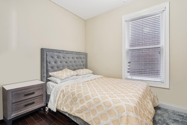 2732 W Belmont Ave, Chicago, IL 60618 - bedroom featuring dark wood-style floors and baseboards