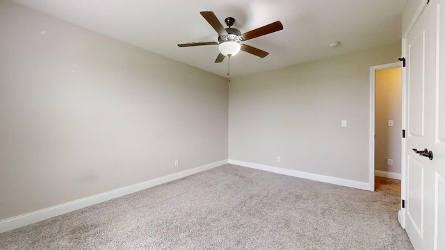 1516 Stonebluff Ct, Champaign, IL 61822 - empty room with a ceiling fan, carpet flooring, and a smoke detector