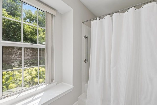 909 Ann Arbor Ln Unit A, Vernon Hills, IL 60061 - full bath with a shower with shower curtain