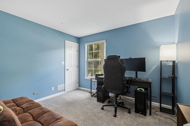 909 Ann Arbor Ln Unit A, Vernon Hills, IL 60061 - carpeted office featuring baseboards