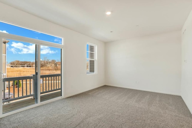 2167 Yellowstone Blvd, Mundelein, IL 60060 - carpeted spare room with baseboards and recessed lighting