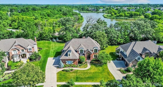 675 Oak Ln, South Elgin, IL 60177 - aerial view of property and surrounding area featuring a nearby body of water