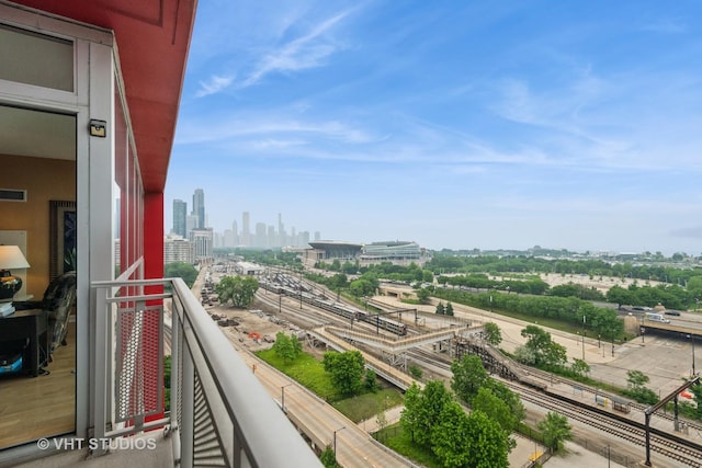 1841 S Calumet Ave Unit 1304, Chicago, IL 60616 - balcony featuring a skyline view