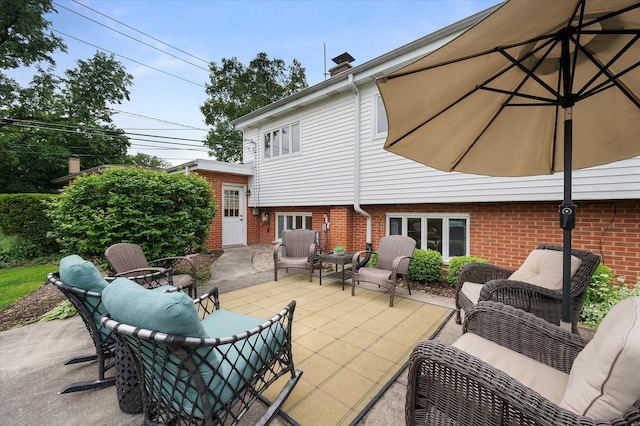 602 E Park Ave, Elmhurst, IL 60126 - view of patio / terrace featuring an outdoor hangout area