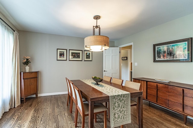 2120 Wilmette Ave, Wilmette, IL 60091 - dining space featuring dark wood-type flooring