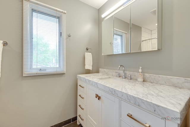 2120 Wilmette Ave, Wilmette, IL 60091 - bathroom featuring vanity and plenty of natural light