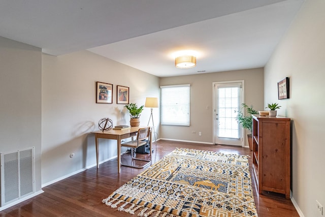 2120 Wilmette Ave, Wilmette, IL 60091 - home office featuring wood finished floors and baseboards
