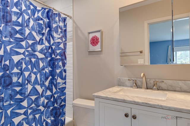 2120 Wilmette Ave, Wilmette, IL 60091 - bathroom with vanity and shower / bath combo with shower curtain