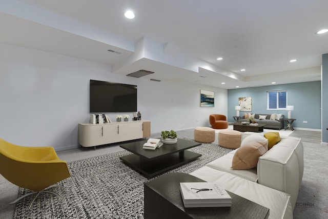 2120 Wilmette Ave, Wilmette, IL 60091 - living area with light carpet and recessed lighting
