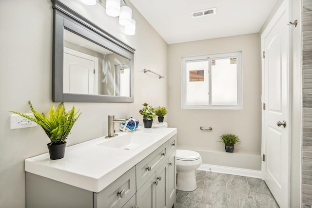 2922 W Polk St, Chicago, IL 60612 - bathroom with vanity and toilet