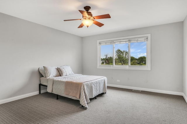 17526 W Windhaven Ct, Grayslake, IL 60030 - carpeted bedroom with baseboards and ceiling fan