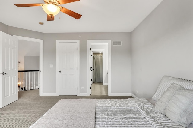 17526 W Windhaven Ct, Grayslake, IL 60030 - bedroom featuring carpet floors and ceiling fan