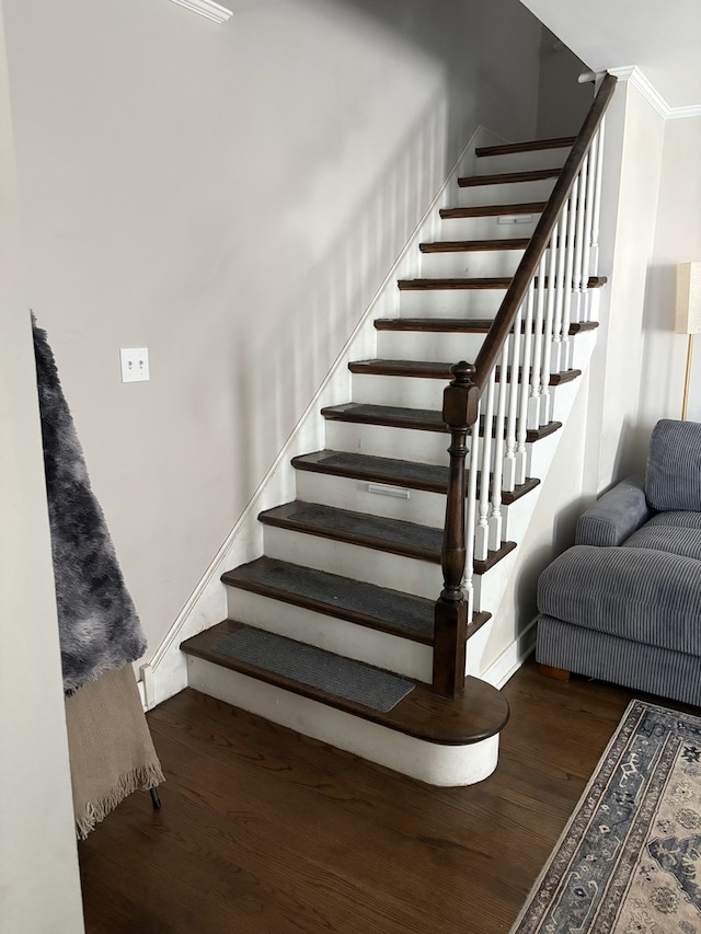 2119 S 20th Ave, Broadview, IL 60155 - stairs featuring wood finished floors and ornamental molding