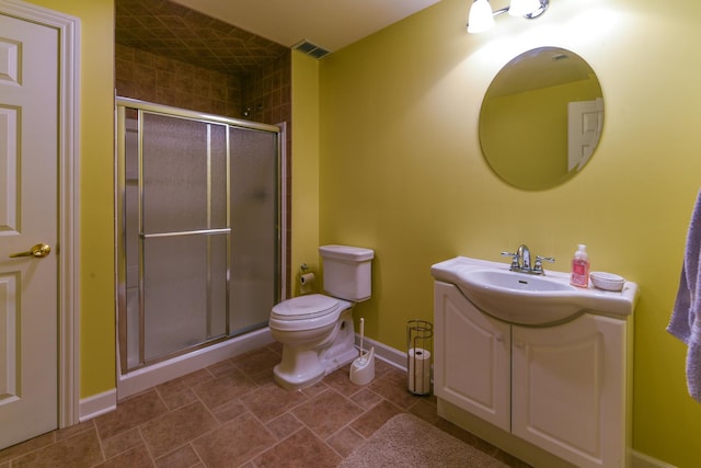 305 Orchard Ln, Beecher, IL 60401 - bathroom featuring vanity and a stall shower