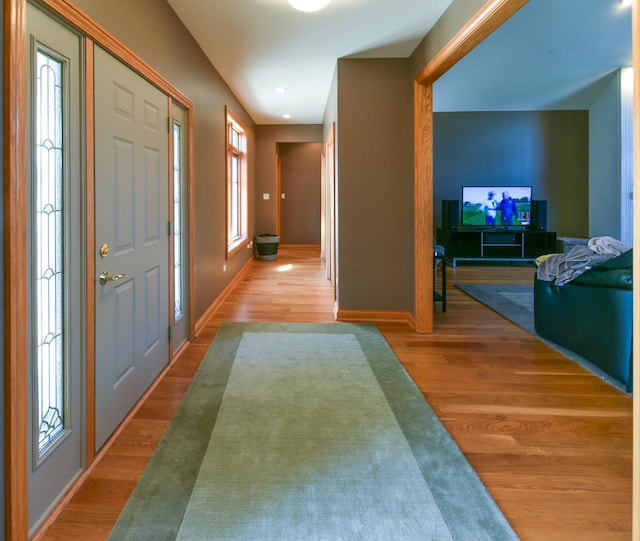 305 Orchard Ln, Beecher, IL 60401 - foyer entrance with wood finished floors