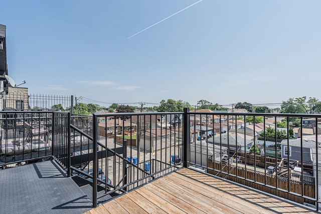 7153 W Irving Park Rd Unit 3, Chicago, IL 60634 - view of wooden deck