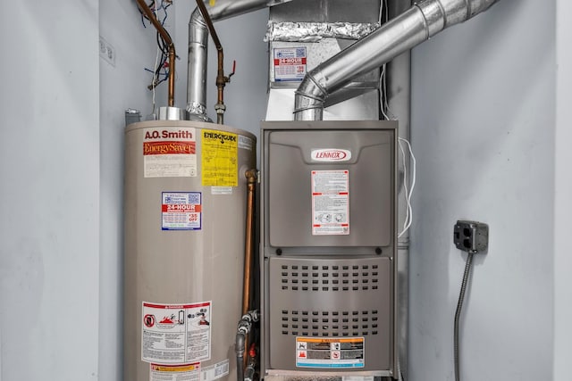7153 W Irving Park Rd Unit 3, Chicago, IL 60634 - utility room with gas water heater