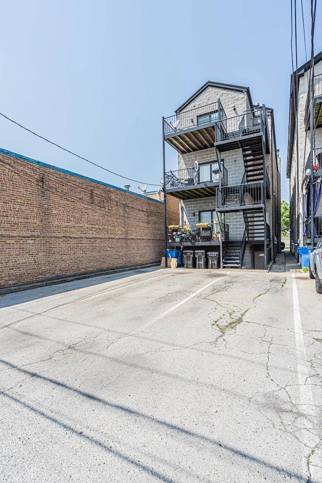 7153 W Irving Park Rd Unit 3, Chicago, IL 60634 - view of asphalt road with stairs
