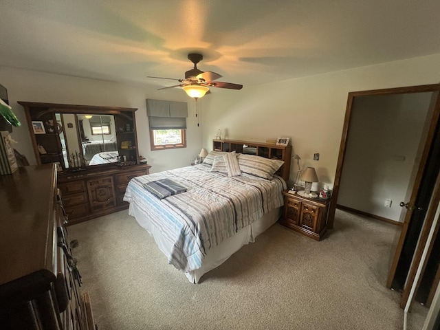 24005 S Green Heron Dr, Channahon, IL 60410 - bedroom featuring carpet floors and ceiling fan