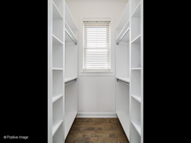4030 N California Ave Unit 3, Chicago, IL 60618 - spacious closet with dark wood-type flooring