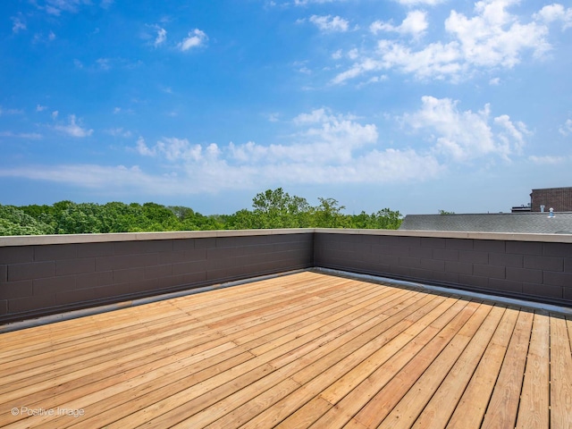 4030 N California Ave Unit 3, Chicago, IL 60618 - view of wooden terrace