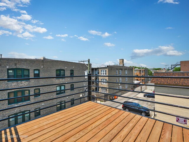 4030 N California Ave Unit 3, Chicago, IL 60618 - view of deck